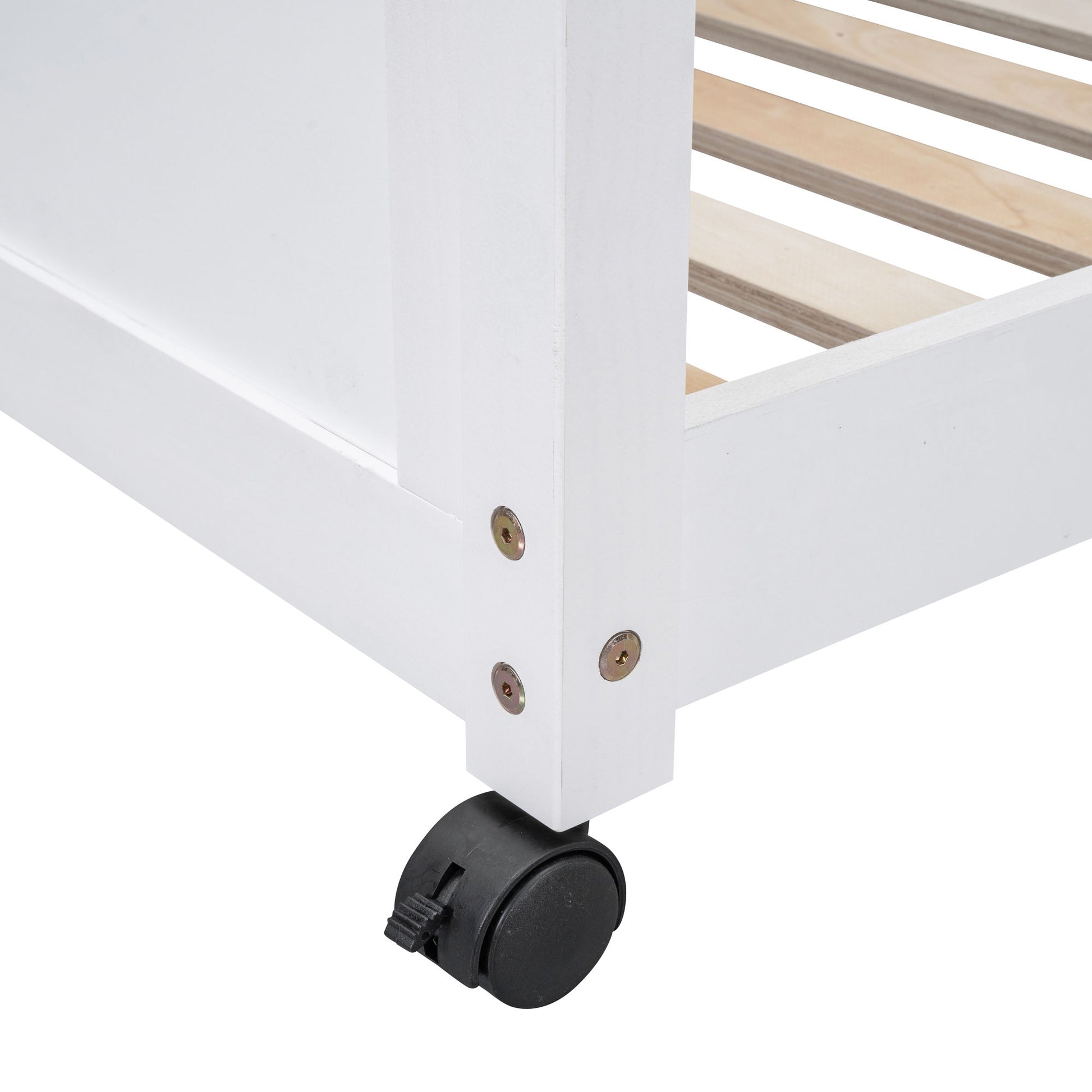 Full Over Full Bunk Bed With Desk - The Sleep Loft - Online Mattress Showroom NYC