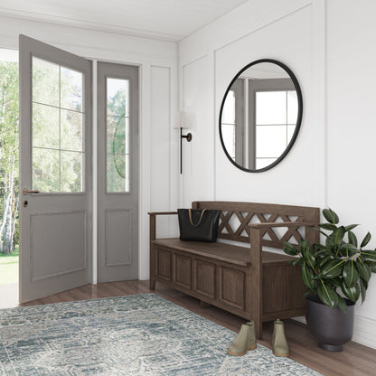 Amherst - Handcrafted Entryway Storage Bench - The Sleep Loft - Online Mattress Showroom NYC