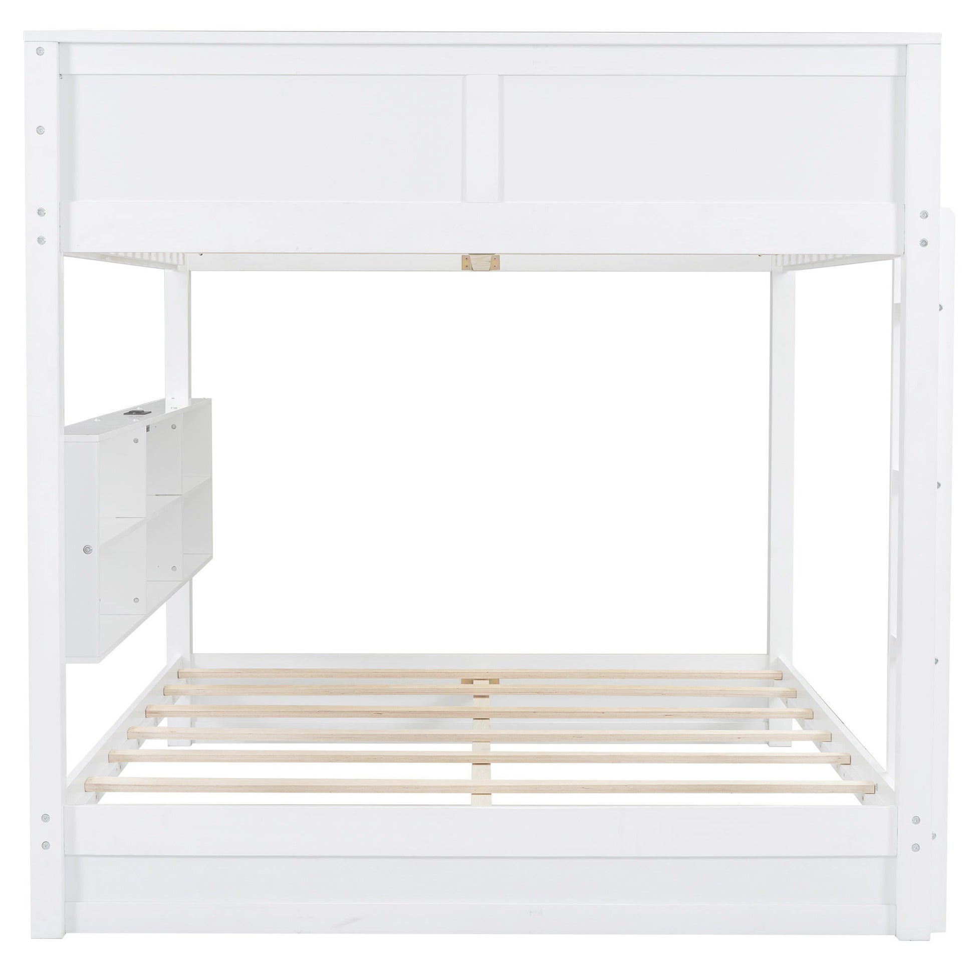 Bunk Bed With Storage Cabinets And USB Ports - The Sleep Loft - Online Mattress Showroom NYC