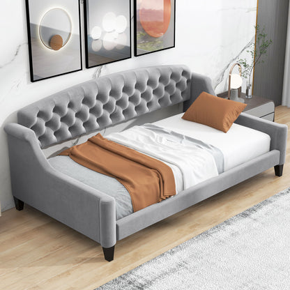 Modern Tufted Button Daybed - The Sleep Loft - Online Mattress Showroom NYC