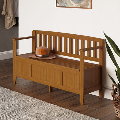 Brooklyn - Handcrafted Entryway Storage Bench - The Sleep Loft - Online Mattress Showroom NYC
