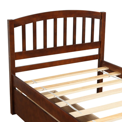 Platform Storage Bed Wood Bed Frame With Two Drawers And Headboard - The Sleep Loft - Online Mattress Showroom NYC