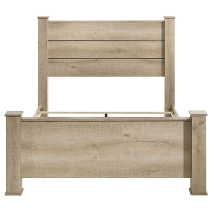 Sansome - Queen Panel Bed - Oak - The Sleep Loft - Online Mattress Showroom NYC
