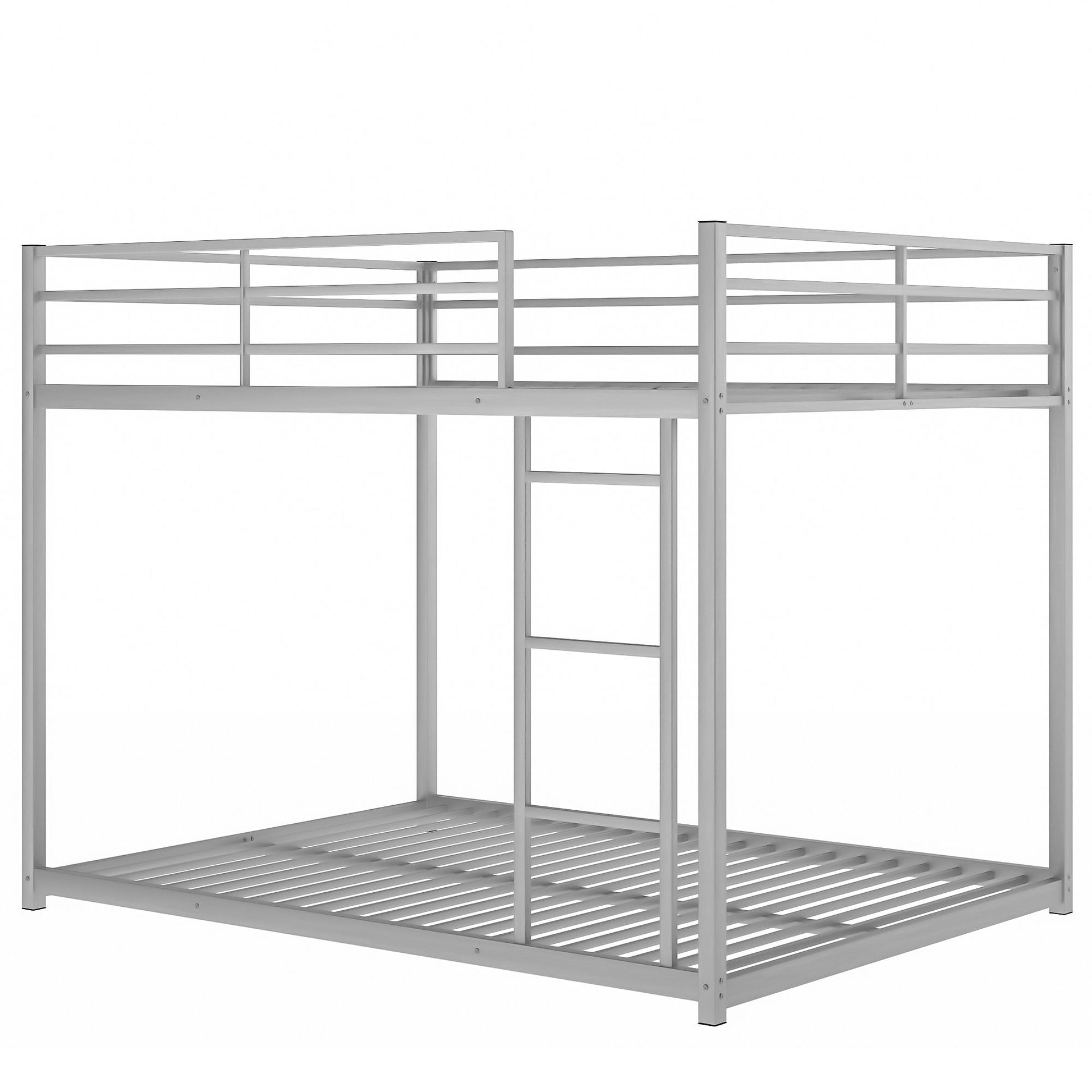 Metal Bunk Bed, Low Bunk Bed With Ladder - The Sleep Loft - Online Mattress Showroom NYC