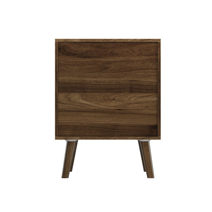 Double Drawer Bedside Table (Set of 2) - Walnut - The Sleep Loft - Online Mattress Showroom NYC
