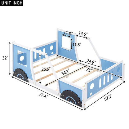 Classic Car Shaped Platform Bed With Wheels - The Sleep Loft - Online Mattress Showroom NYC