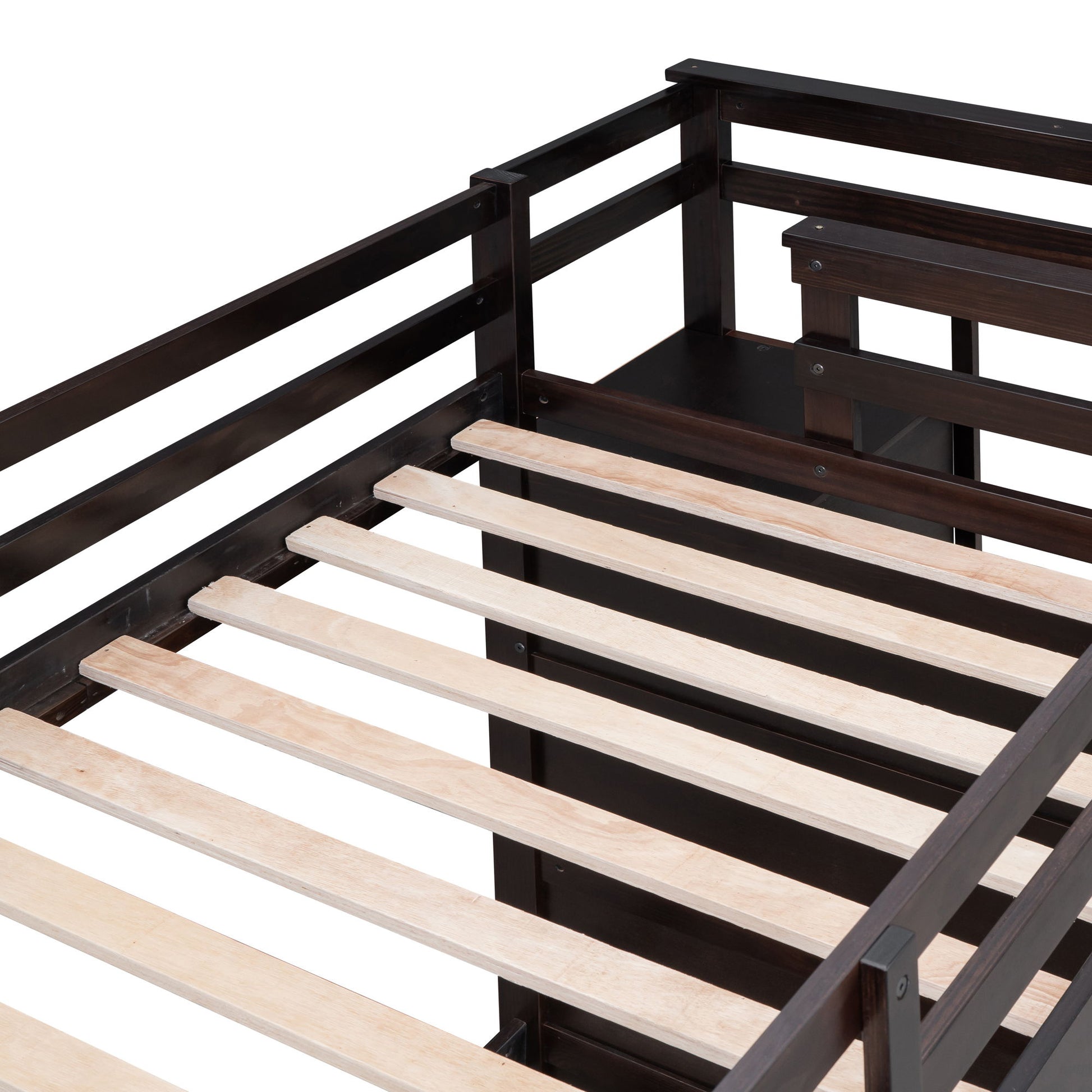 Bunk Bed With Trundle And Staircase - The Sleep Loft - Online Mattress Showroom NYC