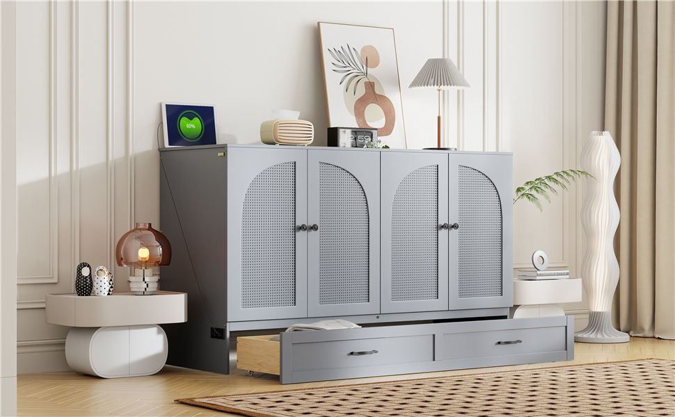 Murphy Bed With Large Drawers - The Sleep Loft - Online Mattress Showroom NYC