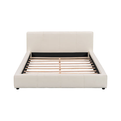 Stylish Upholstered Bed With Birch Wood Frame - The Sleep Loft - Online Mattress Showroom NYC