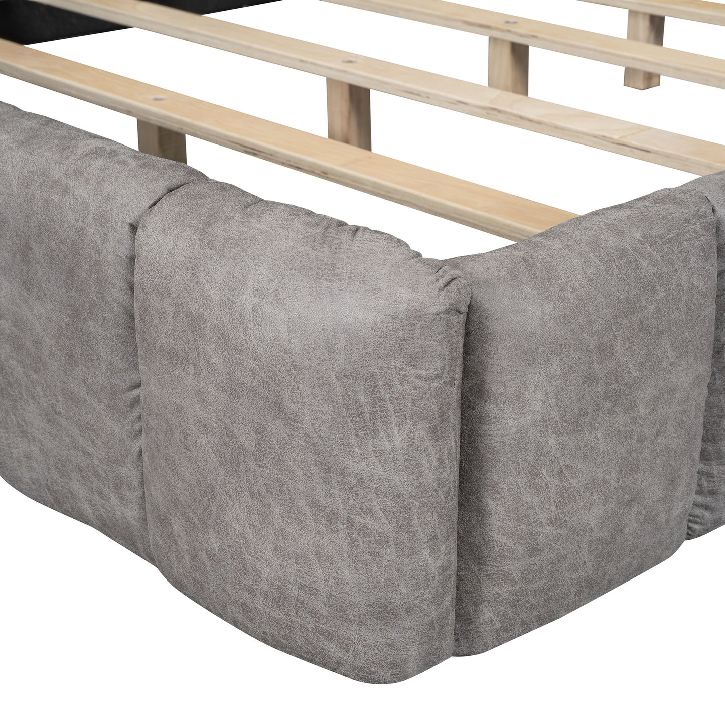 Elegant Design Upholstered Platform Bed - The Sleep Loft - Online Mattress Showroom NYC