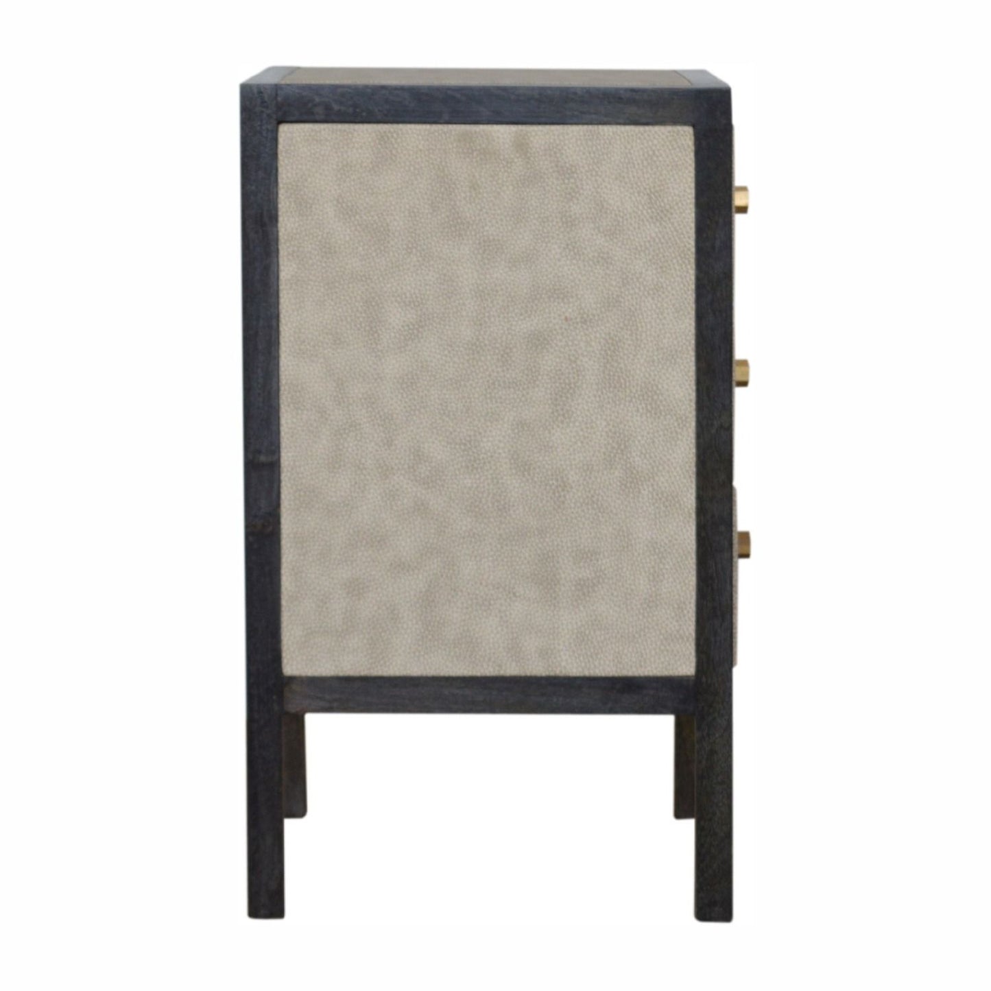 Nightstand, 3 Drawer - Black - The Sleep Loft - Online Mattress Showroom NYC