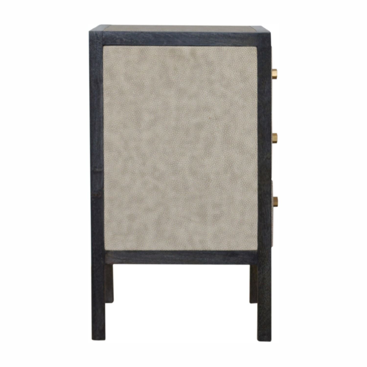 Nightstand, 3 Drawer - Black - The Sleep Loft - Online Mattress Showroom NYC