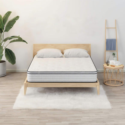 12'' Queen Hybrid Mattress With Pocket Springs And Memory Foam, Medium Firm Support - White - The Sleep Loft - Online Mattress Showroom NYC