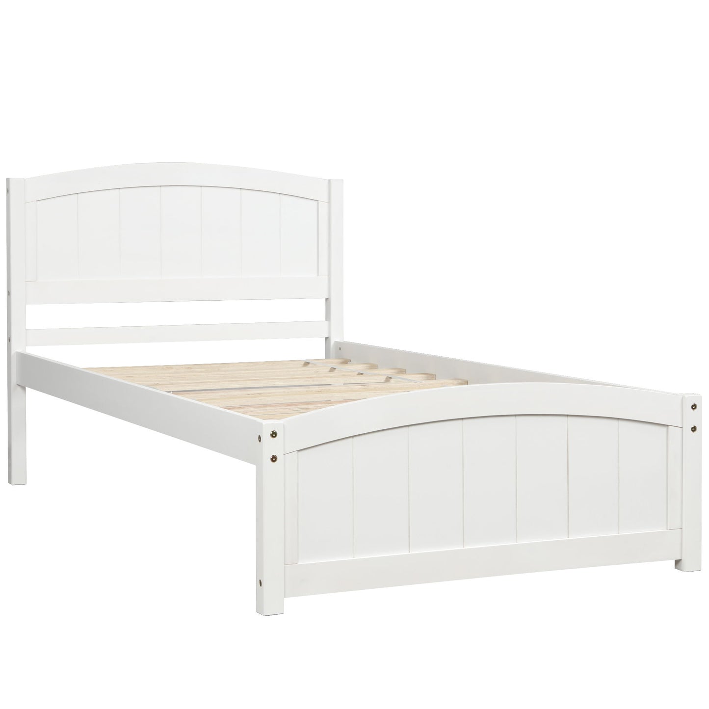 Platform Bed & Headboard, Footboard And Wood Slat Support - The Sleep Loft - Online Mattress Showroom NYC