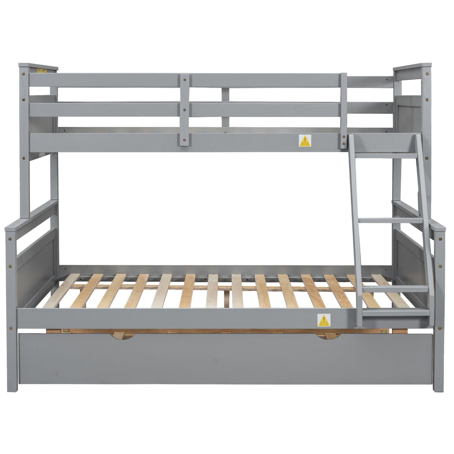 Bunk Bed With Ladder And Safety Guardrail - The Sleep Loft - Online Mattress Showroom NYC