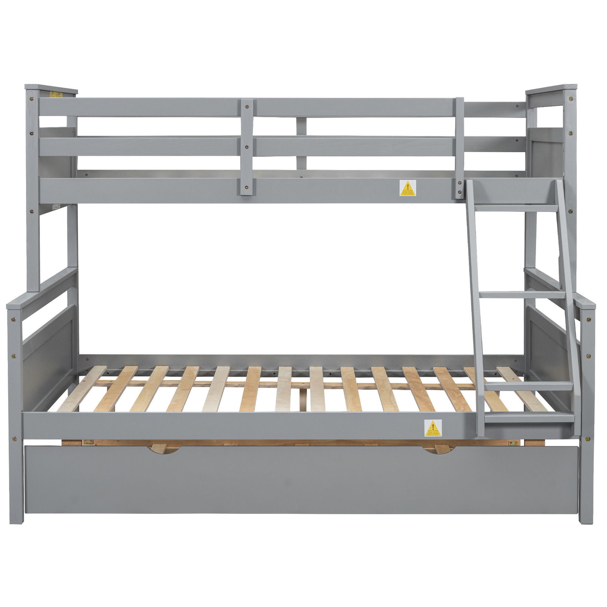 Bunk Bed With Ladder And Safety Guardrail - The Sleep Loft - Online Mattress Showroom NYC