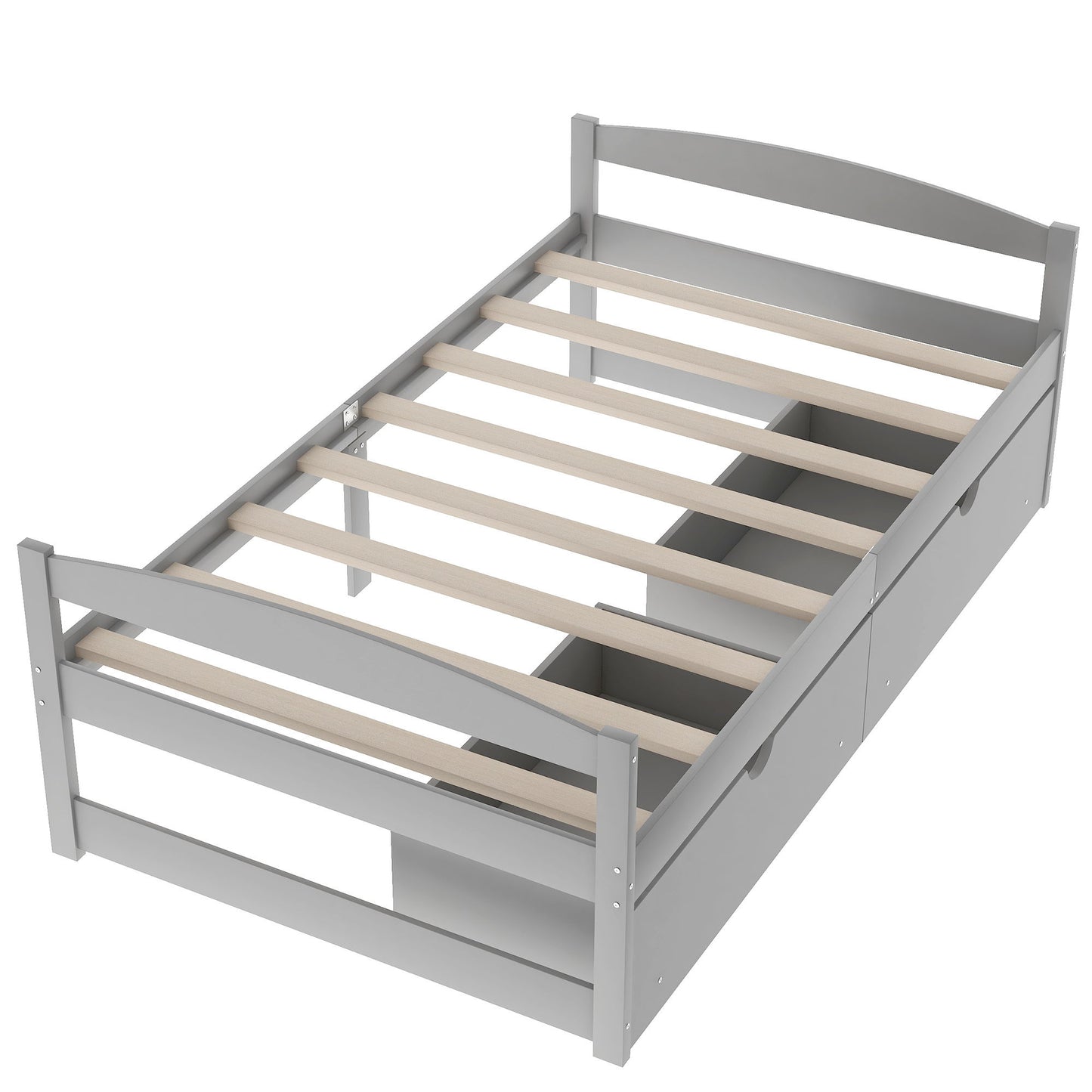 Platform Bed With 2 Drawers - The Sleep Loft - Online Mattress Showroom NYC