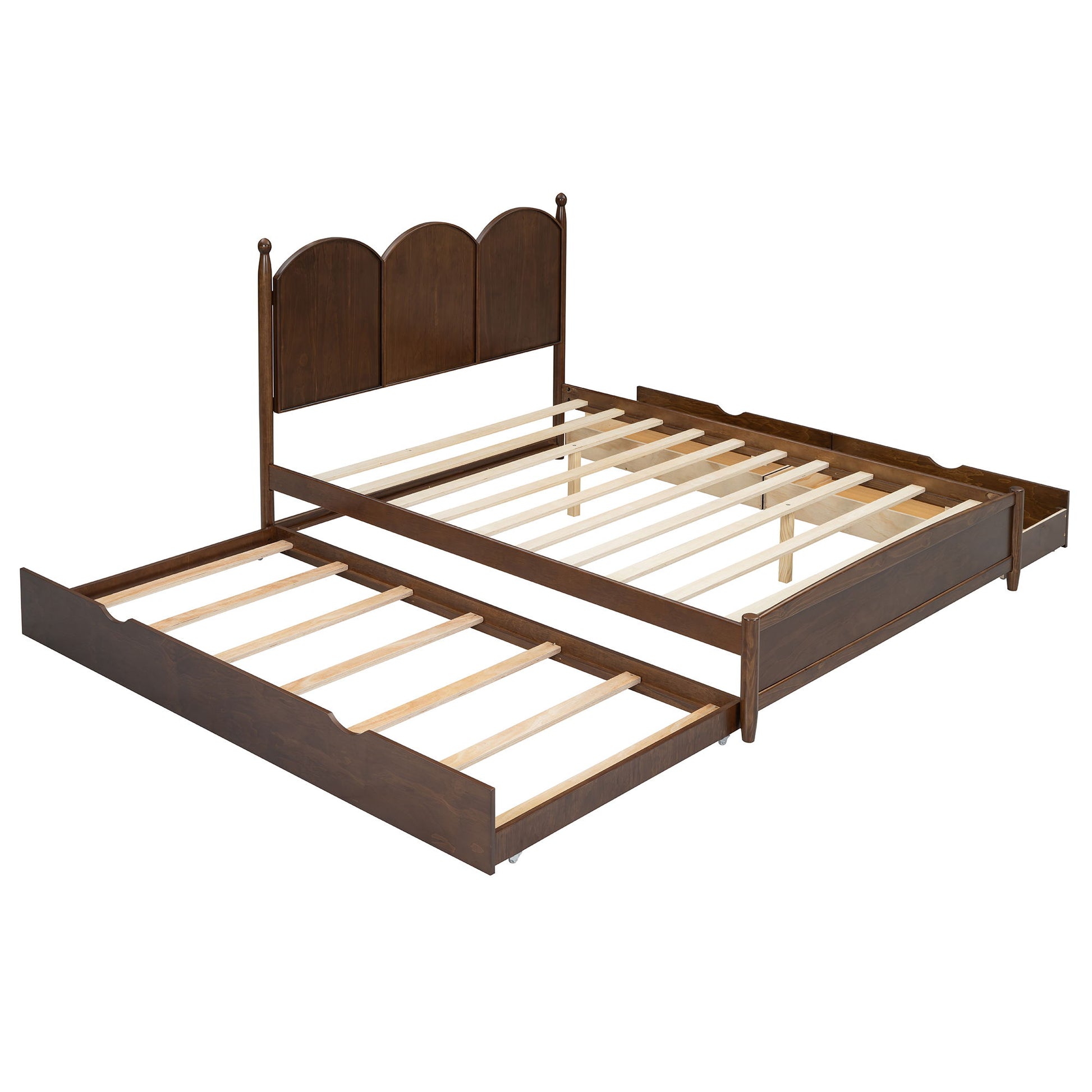 Platform Bed With With 2 Big Drawers And Trundle - The Sleep Loft - Online Mattress Showroom NYC