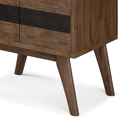 Clarkson - Bookcase With Storage - Rustic Natural Aged Brown - The Sleep Loft - Online Mattress Showroom NYC
