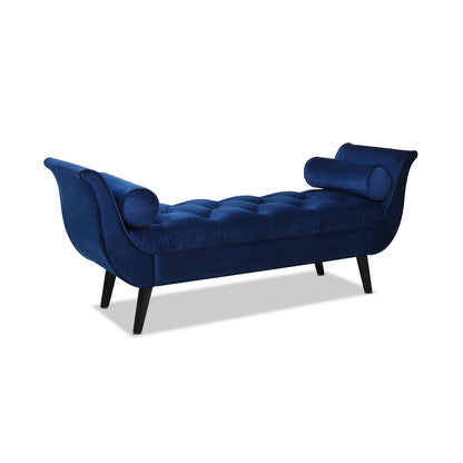 Alma - Tufted Flared Arm Entryway Bench - The Sleep Loft - Online Mattress Showroom NYC