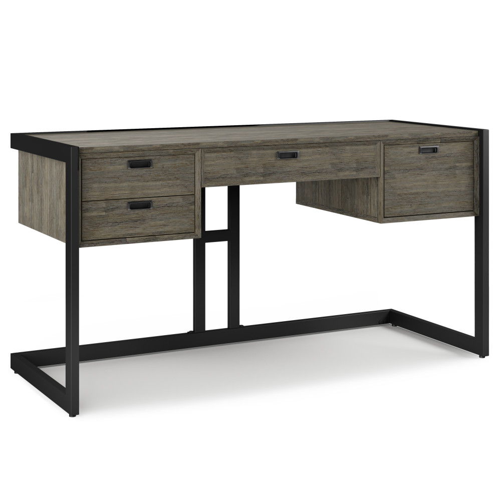 Hampden - Desk - Weathered Gray - The Sleep Loft - Online Mattress Showroom NYC