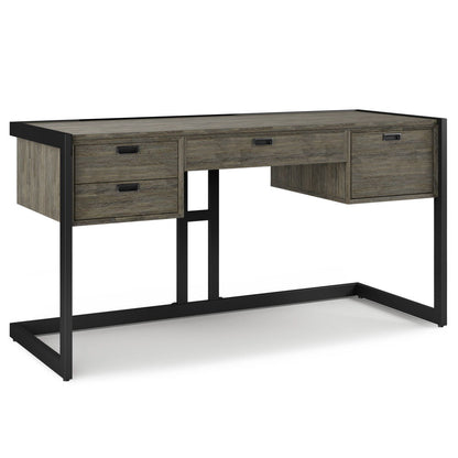 Hampden - Desk - Weathered Gray - The Sleep Loft - Online Mattress Showroom NYC