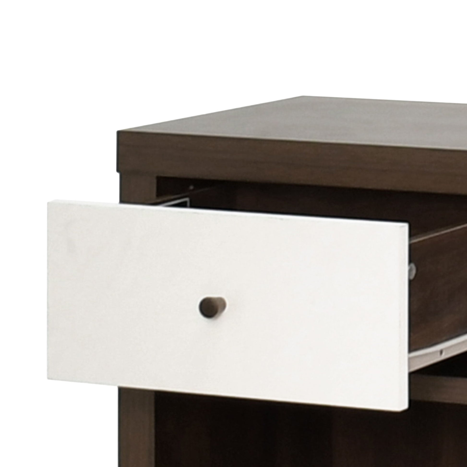 Nystrom - Single Drawer Nightstand - The Sleep Loft - Online Mattress Showroom NYC