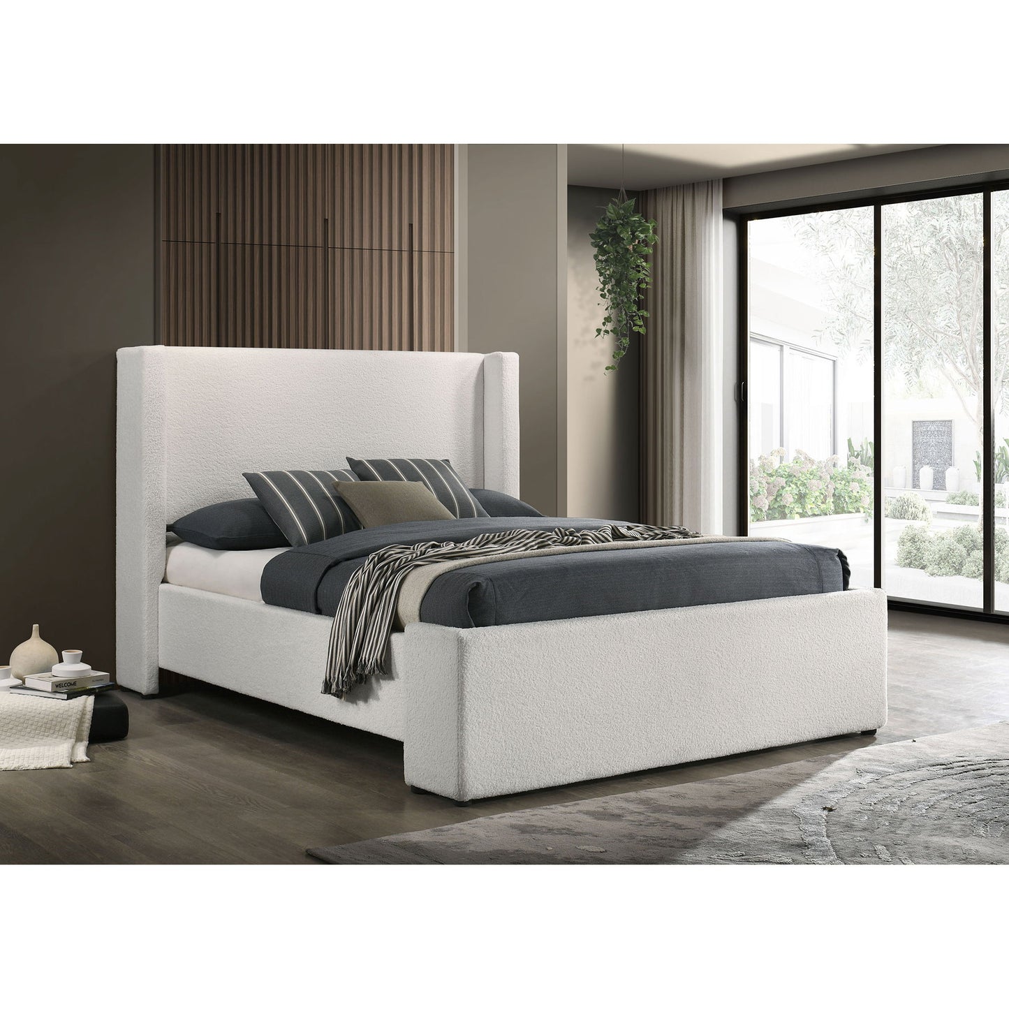 Froberg - Platform Bed With Wingback Headboard - The Sleep Loft - Online Mattress Showroom NYC