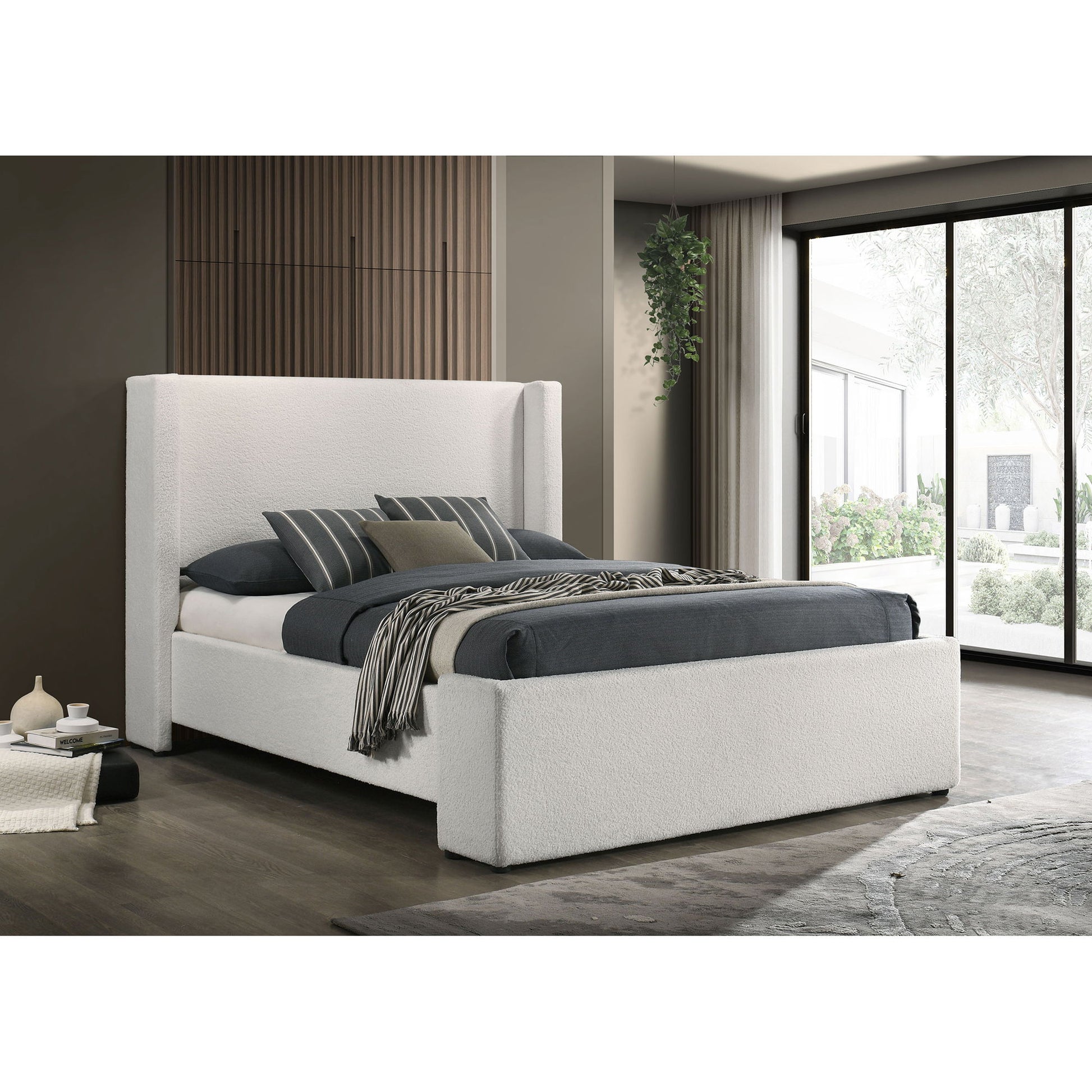 Froberg - Platform Bed With Wingback Headboard - The Sleep Loft - Online Mattress Showroom NYC