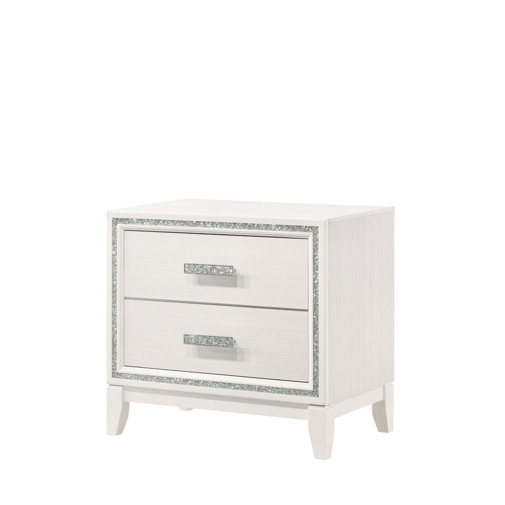 Haiden - Weathered Nightstand - The Sleep Loft - Online Mattress Showroom NYC