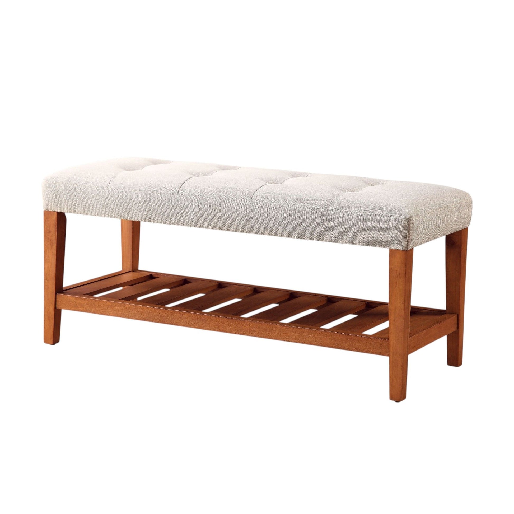 Charla - Upholstered Bench - The Sleep Loft - Online Mattress Showroom NYC