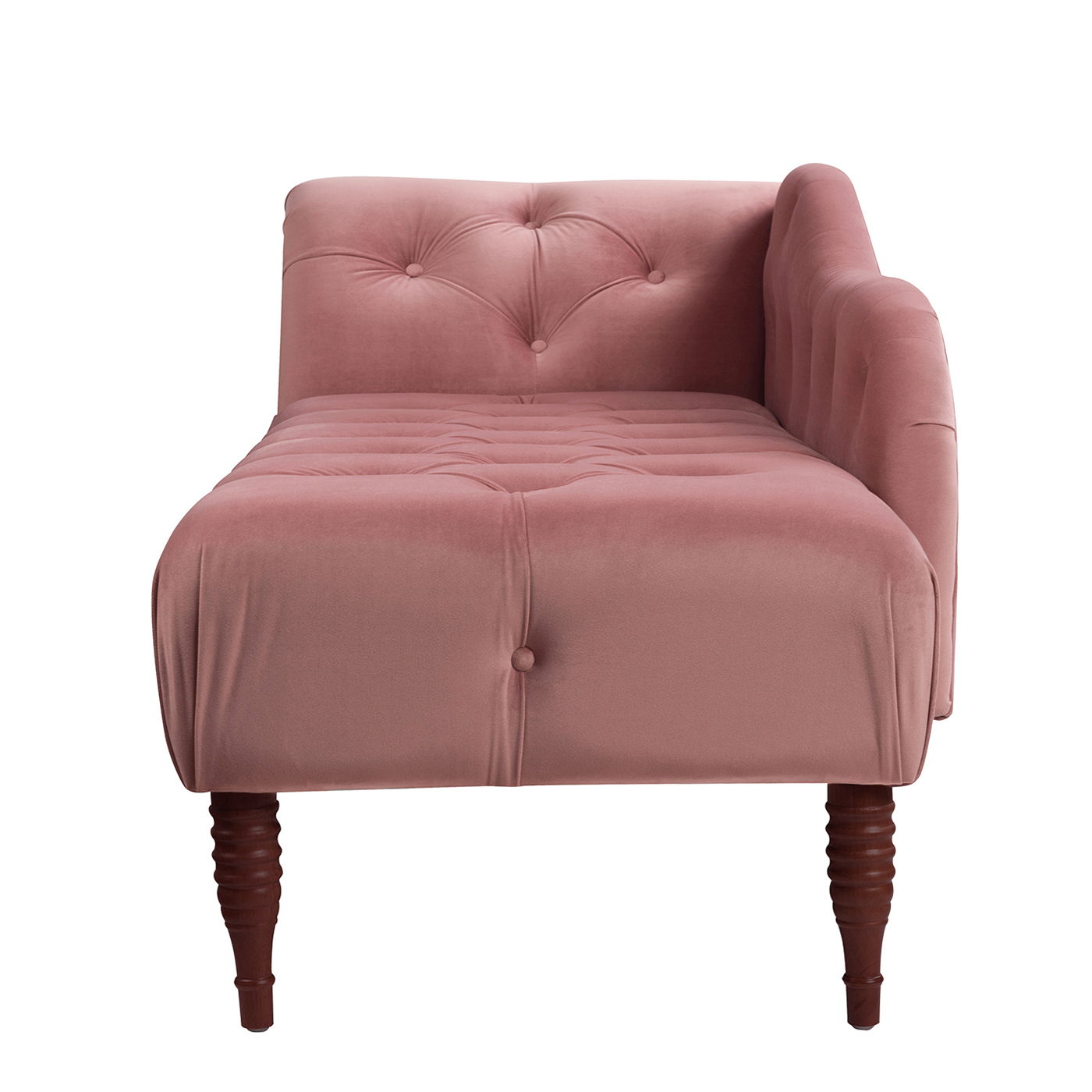 Samuel - Tufted Roll Arm Chaise Lounge - The Sleep Loft - Online Mattress Showroom NYC