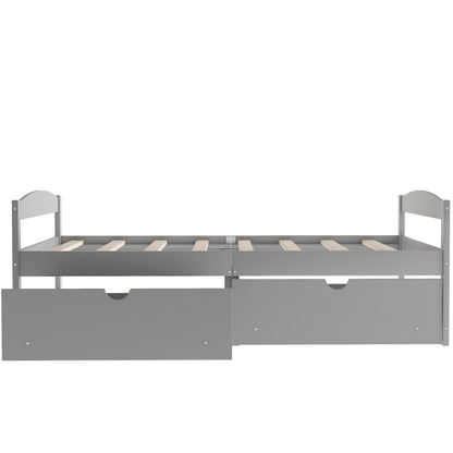 Platform Bed With 2 Drawers - The Sleep Loft - Online Mattress Showroom NYC