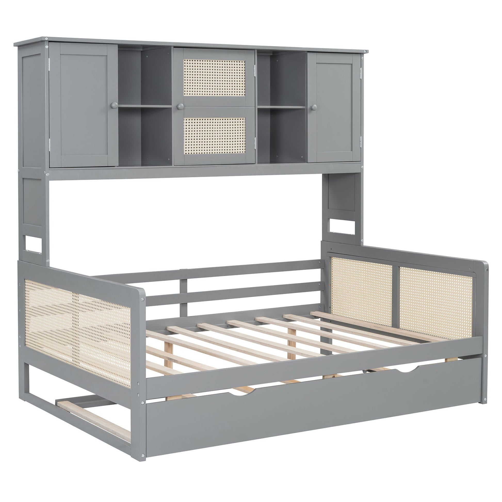 Daybed And All In One Cabinet And Shelf - The Sleep Loft - Online Mattress Showroom NYC