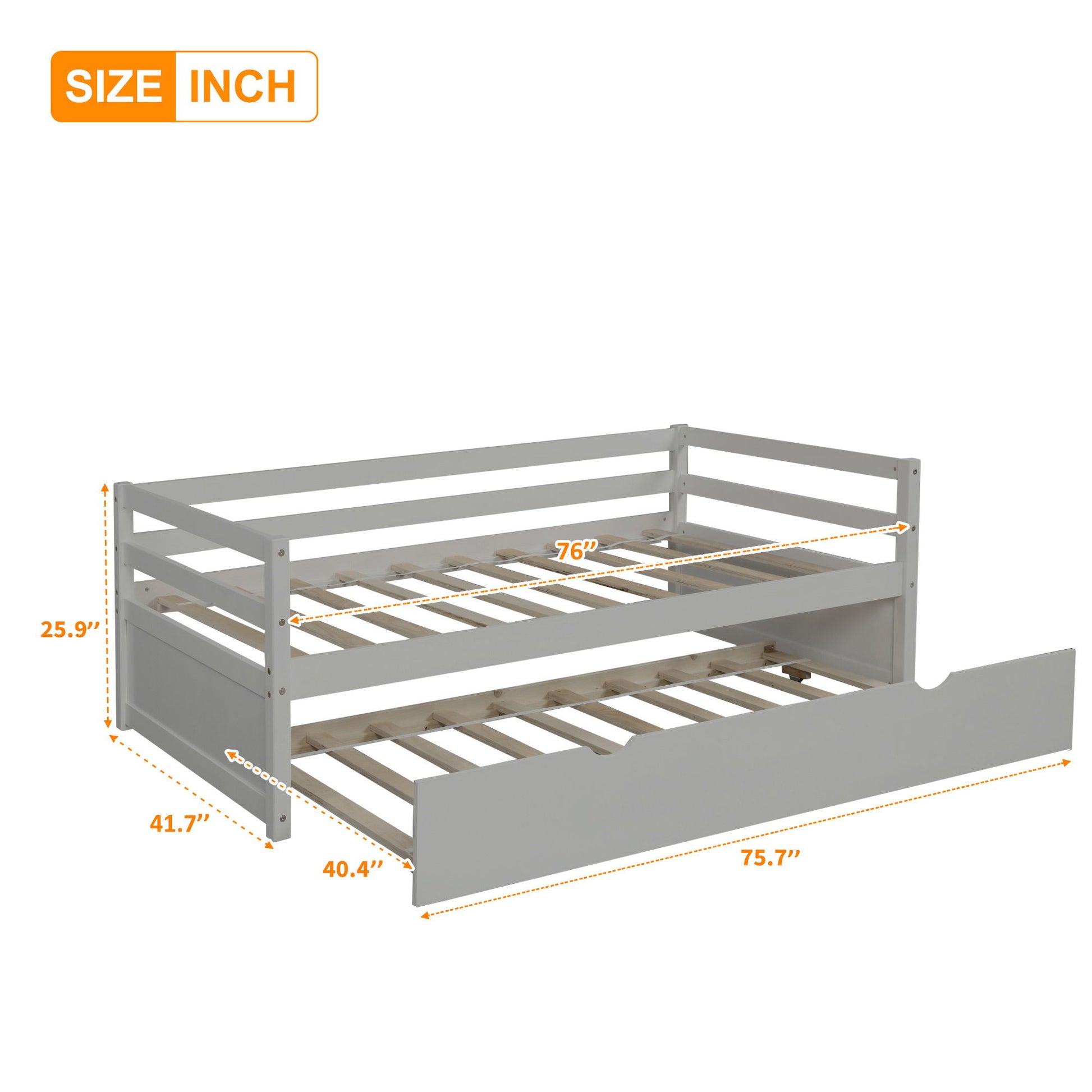 Twin Daybed With Trundle Frame Set - The Sleep Loft - Online Mattress Showroom NYC