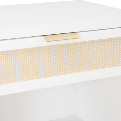 Blake - 1 Drawer Nightstand - White - The Sleep Loft - Online Mattress Showroom NYC