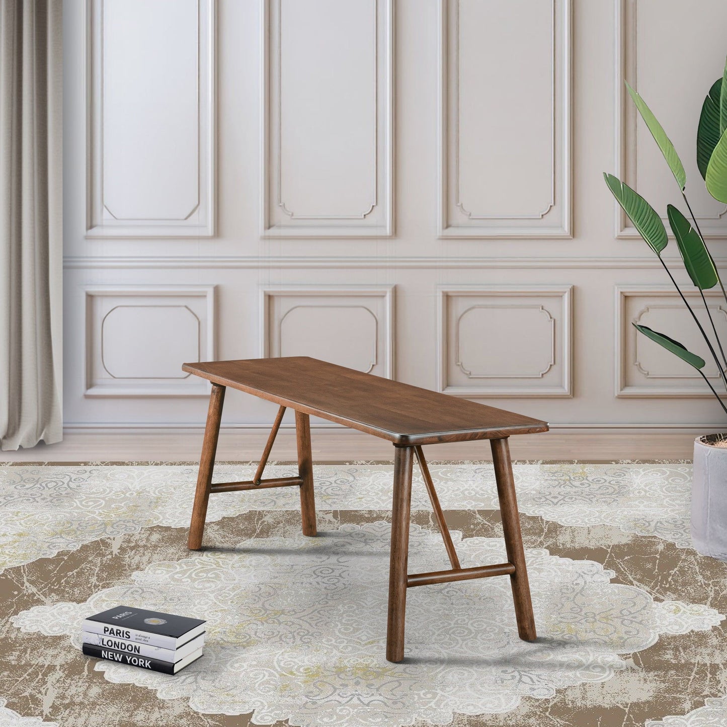 Molly - Bench - Walnut Brown - The Sleep Loft - Online Mattress Showroom NYC