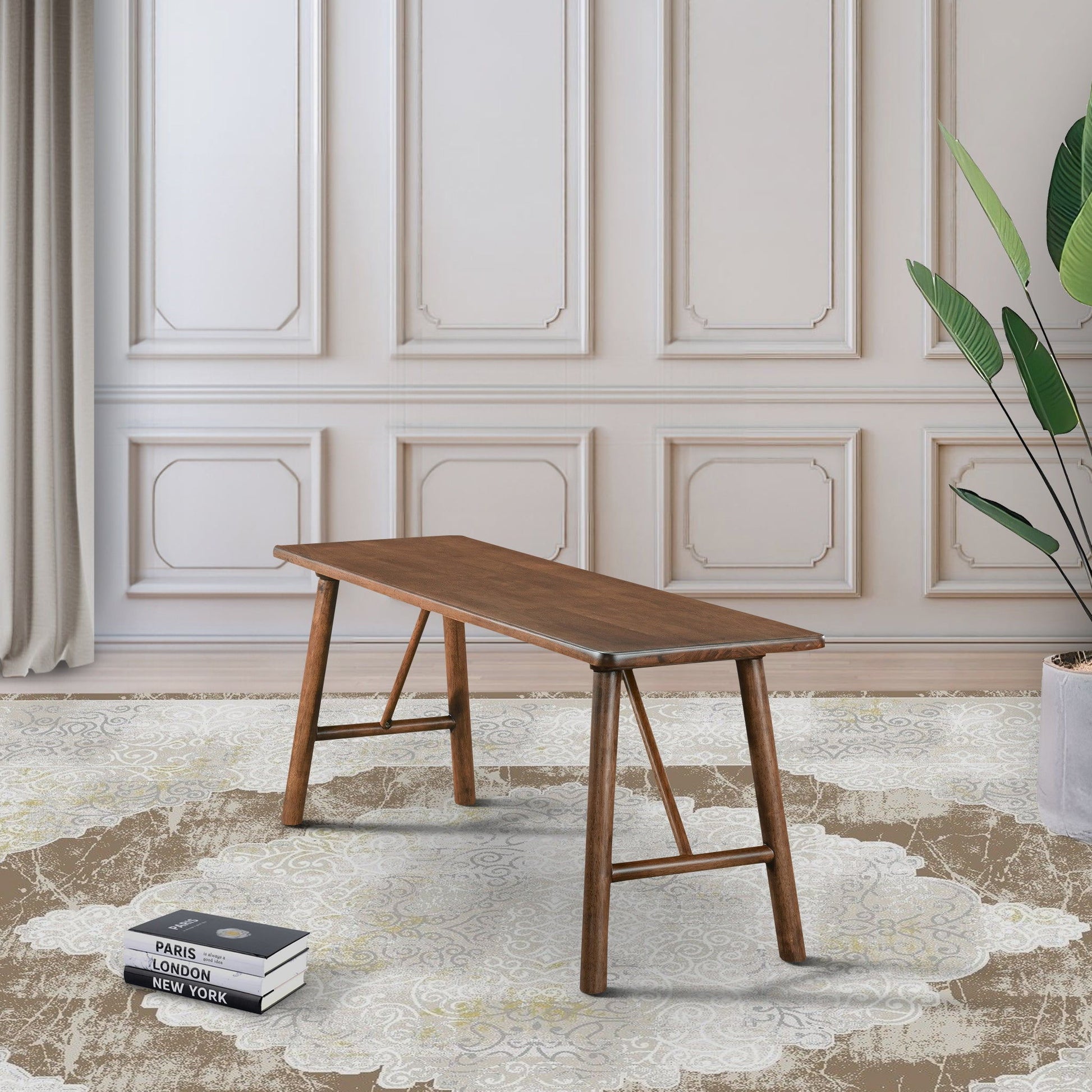 Molly - Bench - Walnut Brown - The Sleep Loft - Online Mattress Showroom NYC