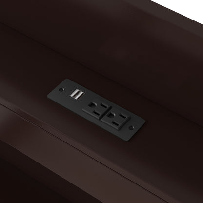 Platform Bed With LED Headboard, Charging Station, Trundle And 2 Drawers - The Sleep Loft - Online Mattress Showroom NYC