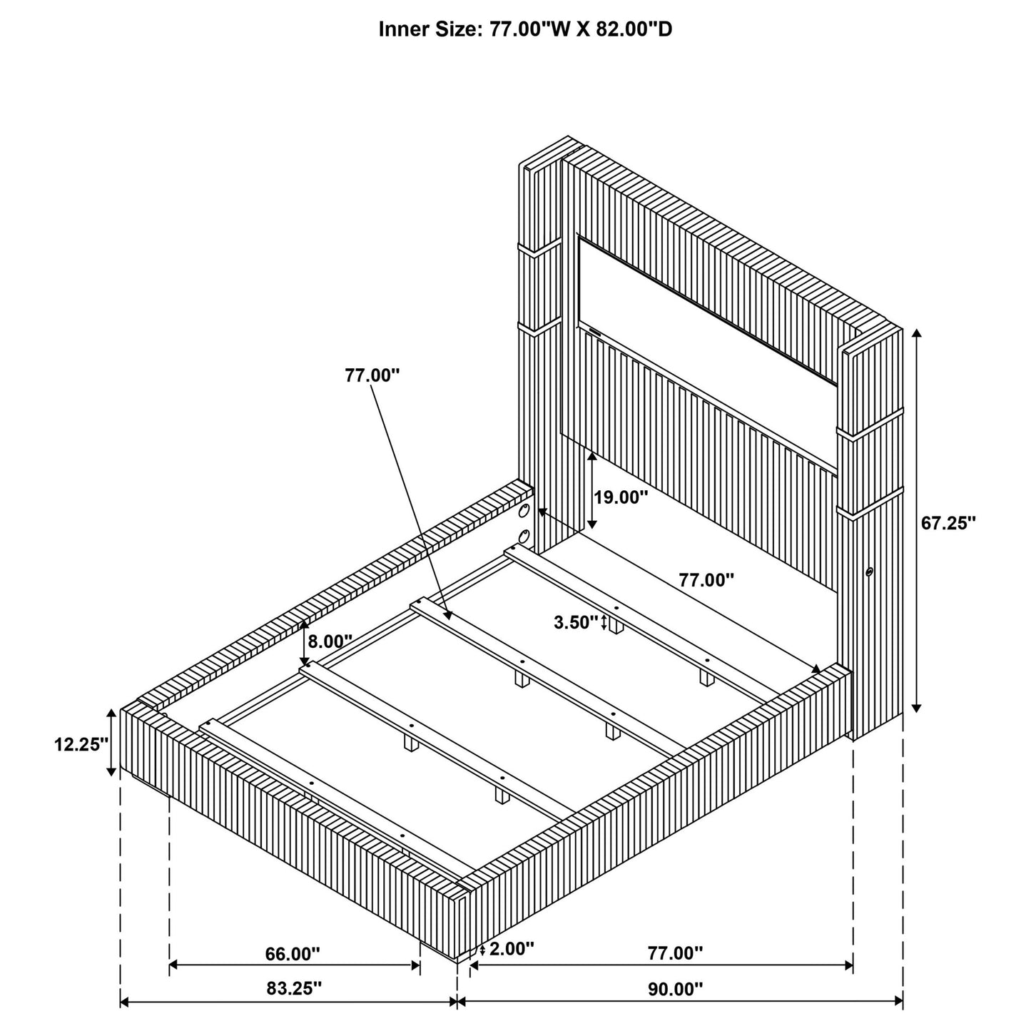 Judah - Flame Visualizer Bed - The Sleep Loft - Online Mattress Showroom NYC