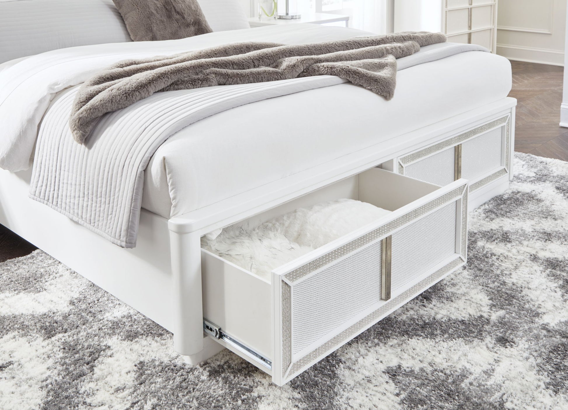 Chalanna - Upholstered Storage Bed - The Sleep Loft - Online Mattress Showroom NYC