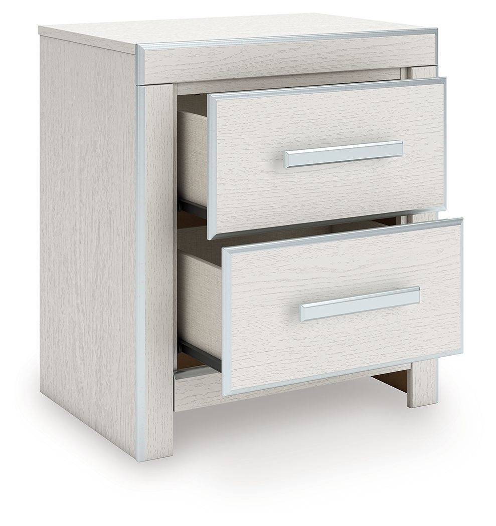 Zuraleus - Two Drawer Night Stand - The Sleep Loft - Online Mattress Showroom NYC