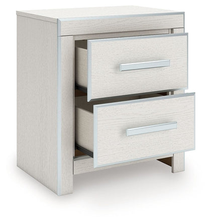 Zuraleus - Two Drawer Night Stand - The Sleep Loft - Online Mattress Showroom NYC