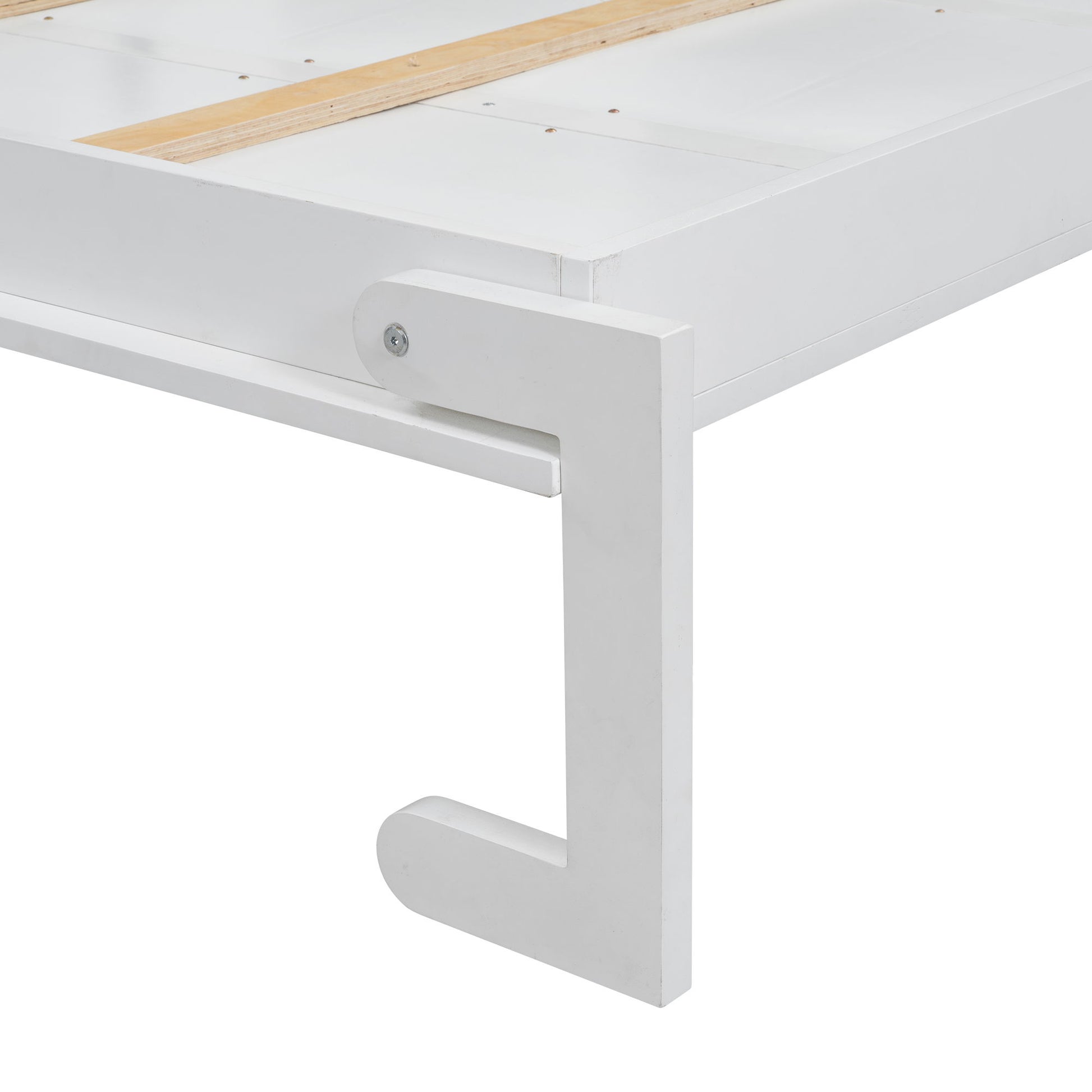 Queen Size Murphy Bed With Louvered Design And Multiple Storage Shelves - White - The Sleep Loft - Online Mattress Showroom NYC