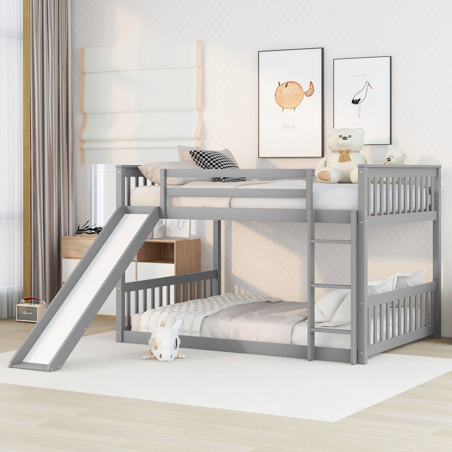 Bunk Bed With Slide And Ladder - The Sleep Loft - Online Mattress Showroom NYC