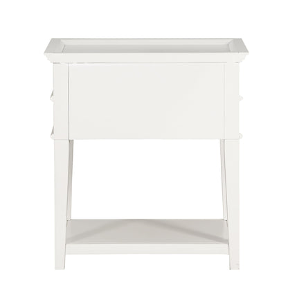 Carmona - 2 Drawer Tray Top Nightstand Pulls - The Sleep Loft - Online Mattress Showroom NYC