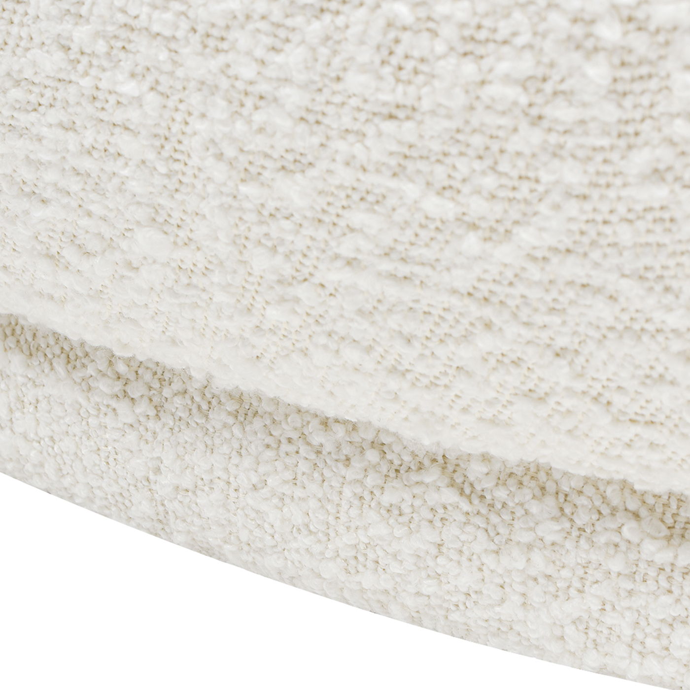 Aire - RAF Modern Rounded Chaise Lounge - Ivory White - The Sleep Loft - Online Mattress Showroom NYC