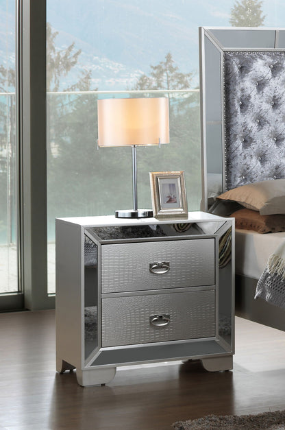 Contemporary Nightstand With Versatility - The Sleep Loft - Online Mattress Showroom NYC