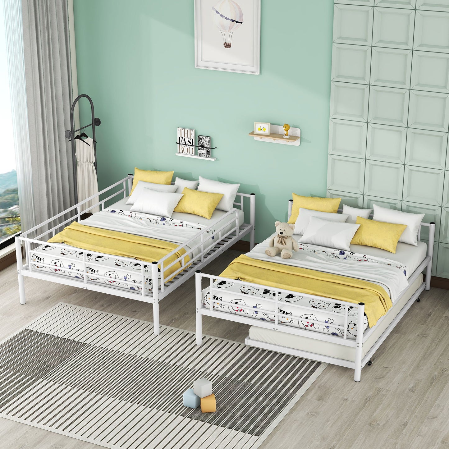 Steel Construction Bunk Bed - The Sleep Loft - Online Mattress Showroom NYC
