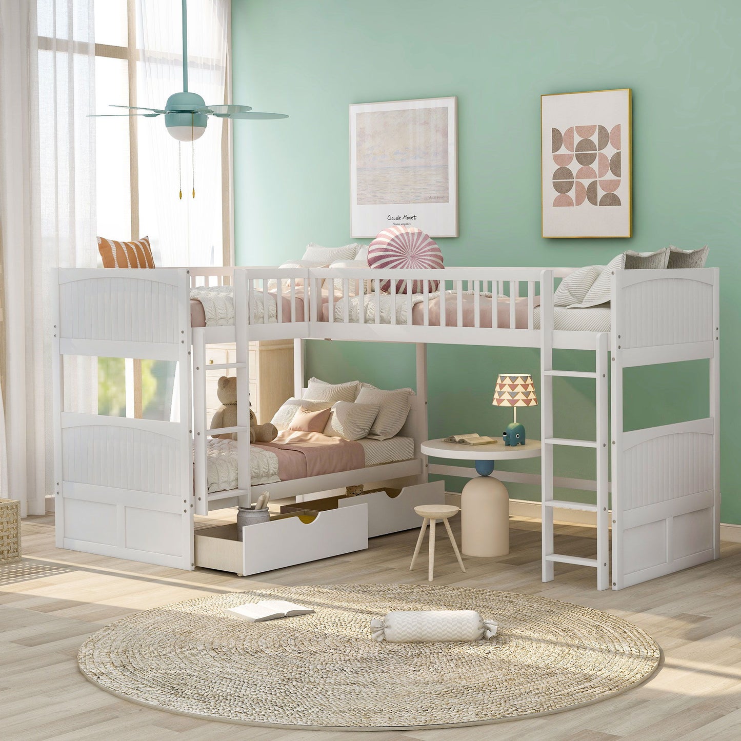 Bunk Bed With Loft And 2 Drawers - The Sleep Loft - Online Mattress Showroom NYC